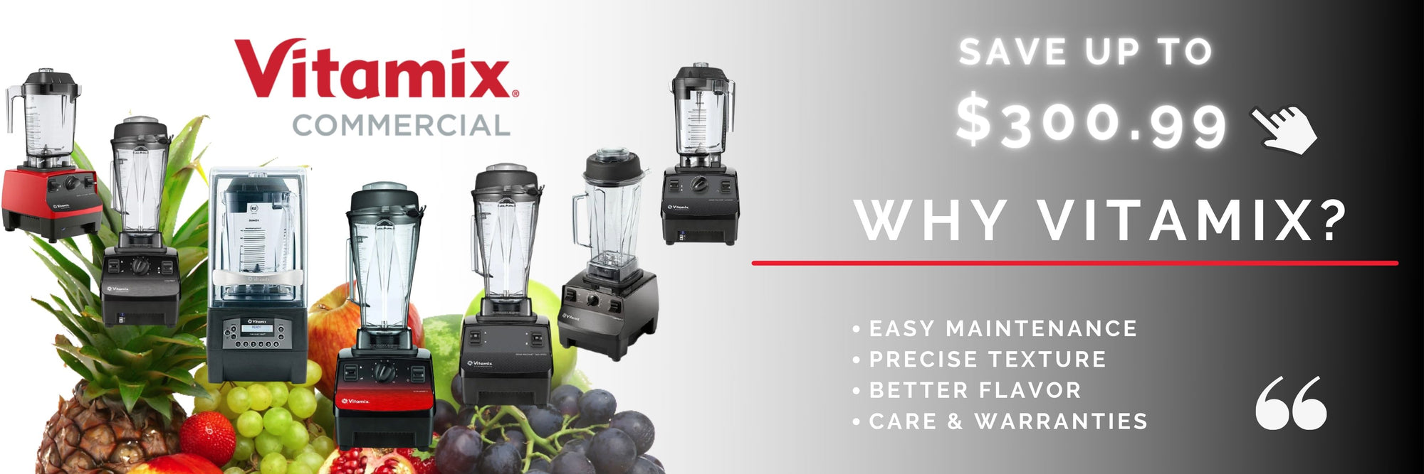 Vitamix Commercial Blenders | Kitchen Equipped