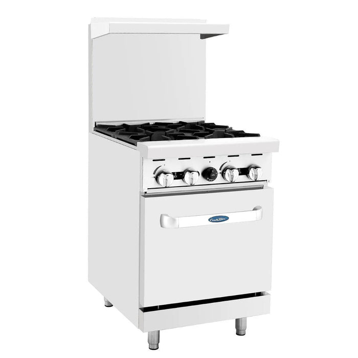 Atosa AGR-4B 24" Gas 4-Burner Range - 155,000 BTU