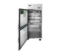Atosa MBF8010GRL 29" Top Mount Two Divided Door Refrigerator - Left Hinged - Kitchen Equipped