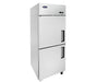 Atosa MBF8010GRL 29" Top Mount Two Divided Door Refrigerator - Left Hinged - Kitchen Equipped
