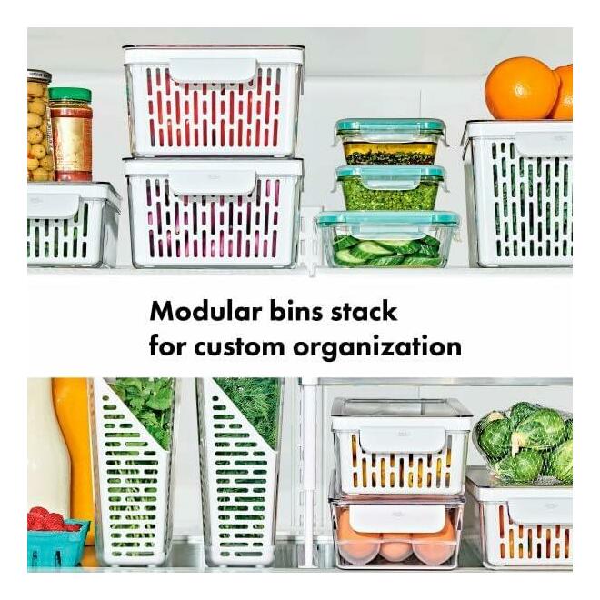 OXO Produce Saver Storage Bin Medium Bin 35 x 19 x 12 cm - 11387400G