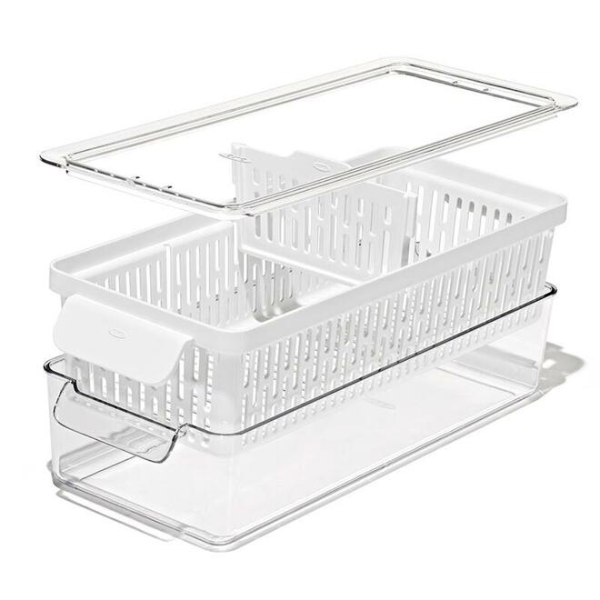 OXO Produce Saver Storage Bin, Long Bin, 37.5 x 15 x 9 cm - 11387500G