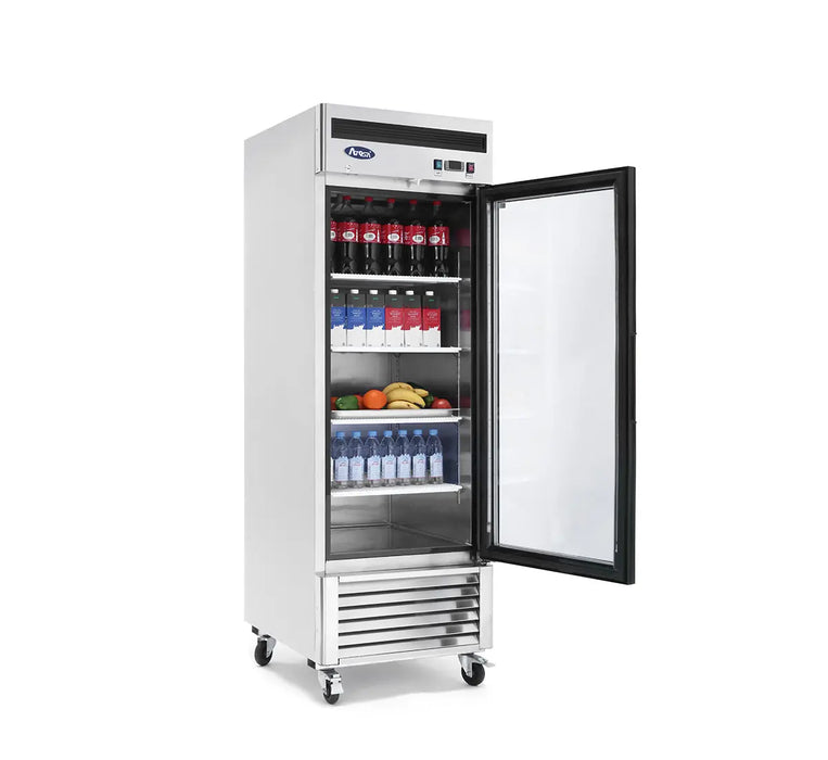 Atosa One Glass Door Merchandiser Cooler - Kitchen Equipped