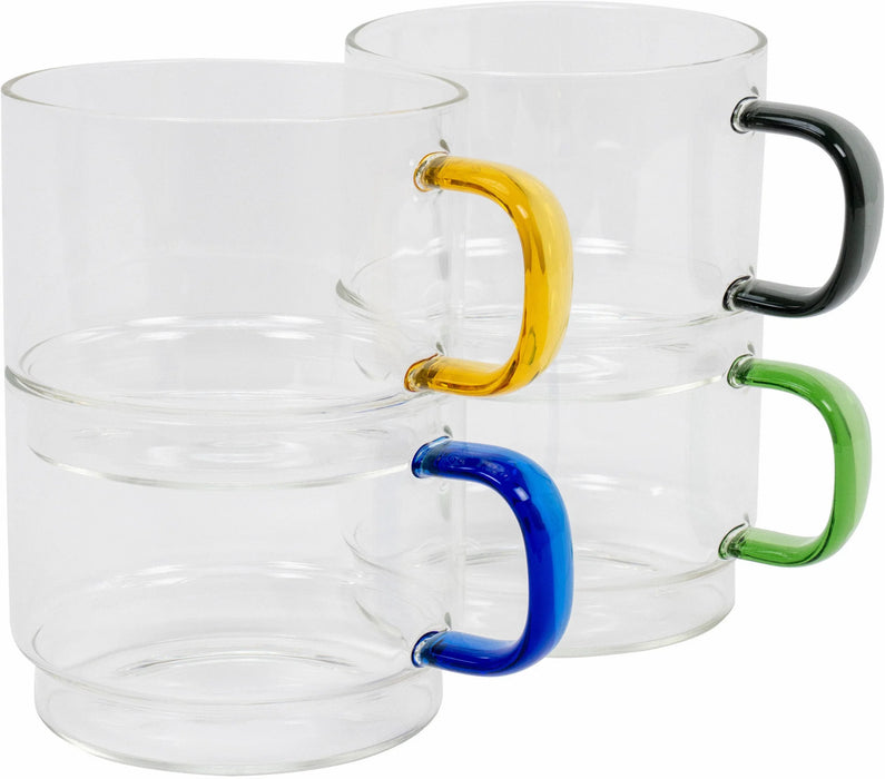 Safdie & Co Barista Collection Jaz Stackable Cups - Set of 4 30705