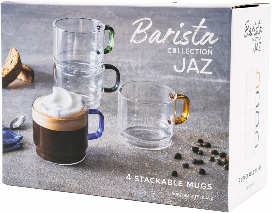 Safdie & Co Barista Collection Jaz Stackable Cups - Set of 4 30705