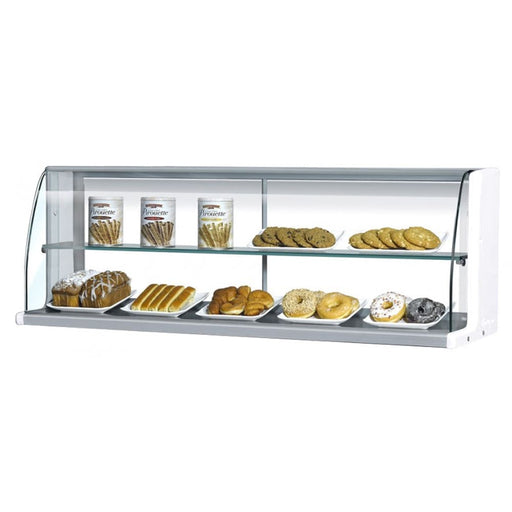 Turbo Air TOMD-50HW 50 3/4" High Top Display Dry Case w/ Open Front for TOM 50 S/L, White - Kitchen Equipped