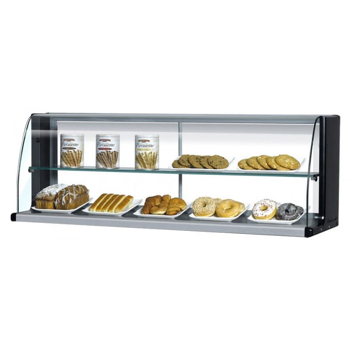 Turbo Air TOMD-50HB 50 3/4" High Top Display Dry Case w/ Open Front for TOM 50S/L, Black - Kitchen Equipped