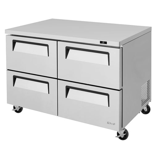 Turbo Air TUR-48SD-D4-N 48 1/4" W Undercounter Refrigerator w/ (2) Sections & (4) Drawers, 115v - Kitchen Equipped