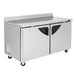 Turbo Air TWR-60SD-N 60 1/4" Worktop Refrigerator w/ (2) Sections & (2) Doors, 115v - Kitchen Equipped