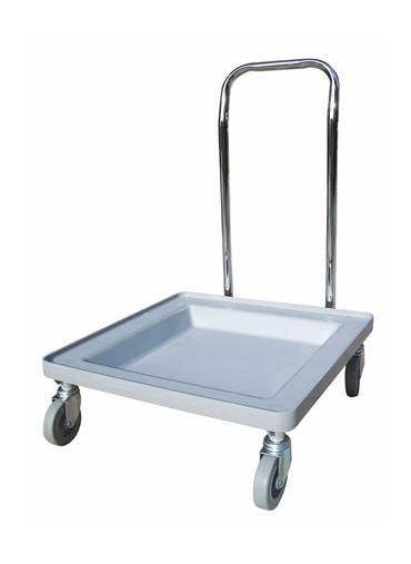 Kitchen Equipped - 102003 GREY TROLLEY FOR DISHWASHER WITH HANDLE - Kitchen Equipped