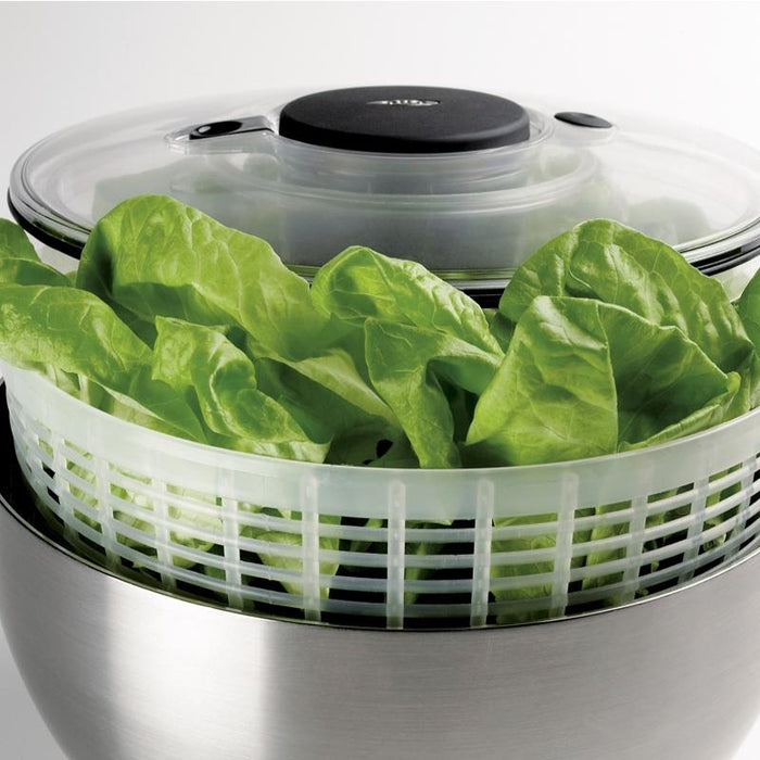 Salad spinner rotor 2.0, Bowl: stainless steel