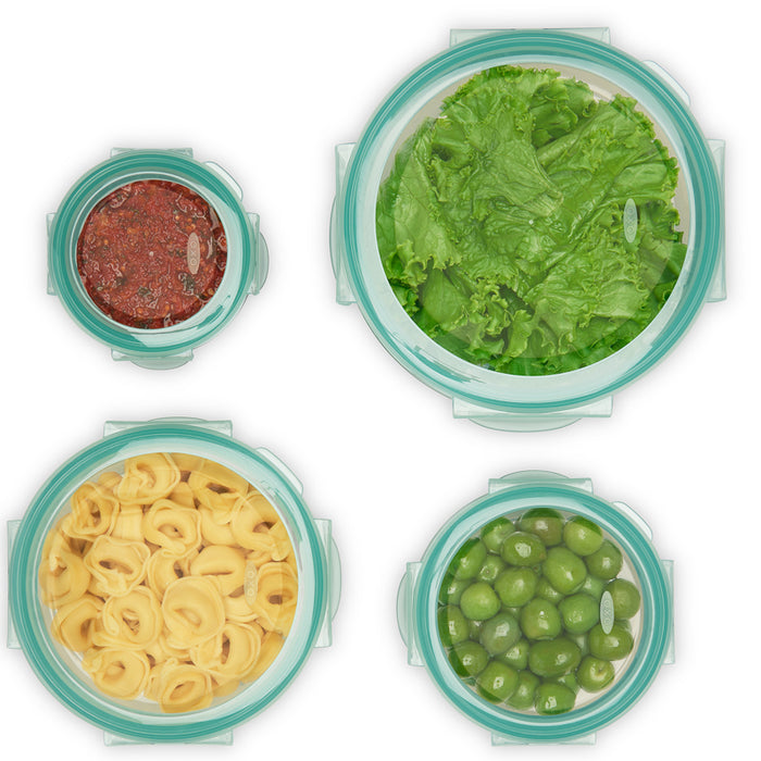OXO SmartSeal™ 4pc Round Glass Container Set