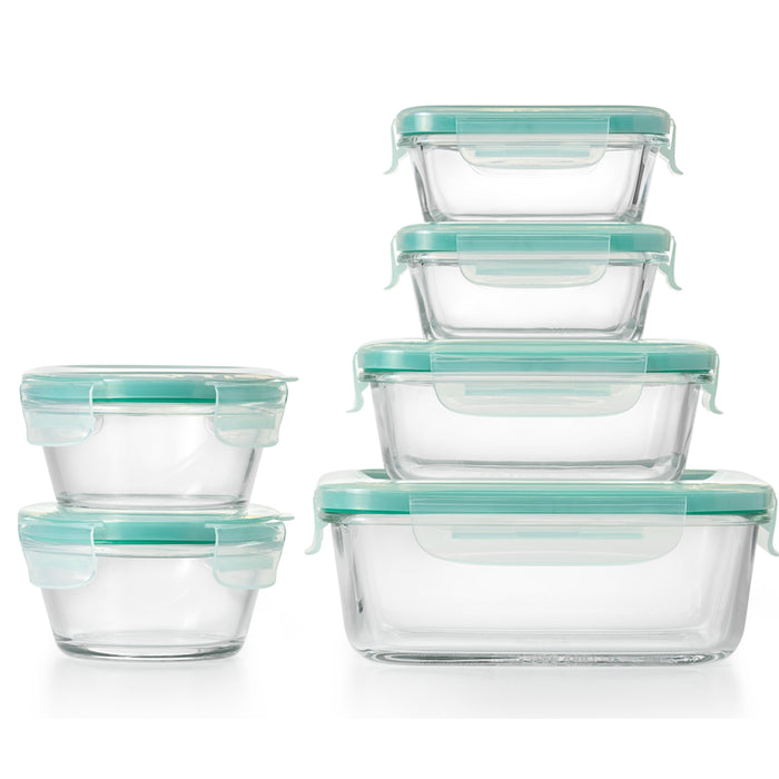 OXO - SmartSeal™ 12pc Glass Container Set