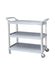 Kitchen Equipped - 12002G TROLLEY 3-TIER GRAY SIZE 85 X 42 X 93.5 CM