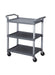 Kitchen Equipped - 12002 TROLLEY 3-TIER SIZE 81.30 X 41.00 X 91.00 CM GREY