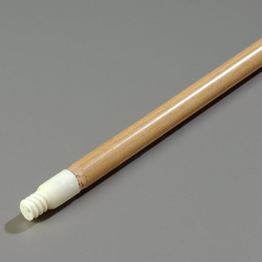 Carlisle | Flo-Pac® 60" Threaded Nylon Tip Wood Handle - 40285 00 | Kitchen Equipped