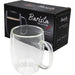 Safdie & Co. Barista Plus Double Wall Americano Mugs - Set of 2 - 350 ml