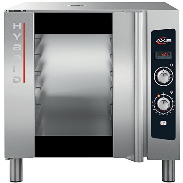 Axis - AX-HYBRID Hybrid Full Size Electric Convection Oven with Manual Controls and Steam Injection - 208/220/240V, 1 Phase, 4300/5000/5600W