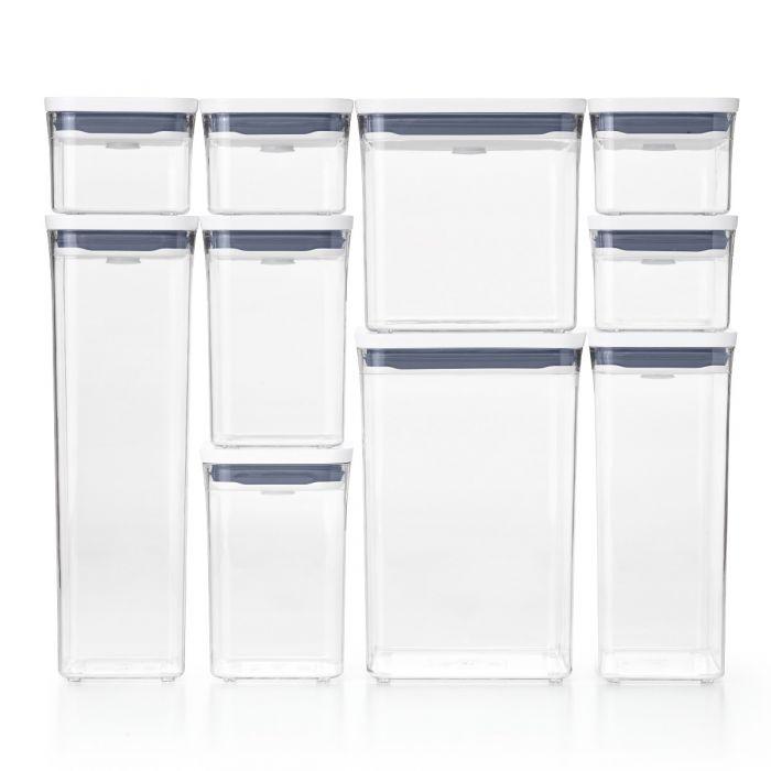 OXO Pop 2.0 Containers, 10 Piece Starter Set | Kitchen Equipped