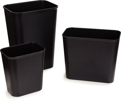 Carlisle | 27 Quart Rectangle Fire Resistant Wastebasket Trash Can - 342927 03 | Kitchen Equipped