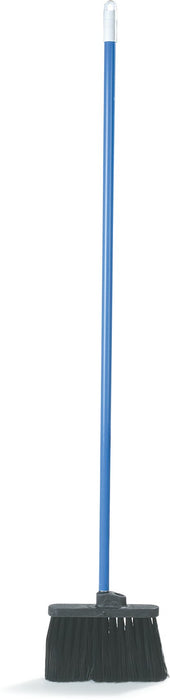 Carlisle | Duo-Sweep® Duo-Sweep®11"Unflagged Broom w/ 48” Blue Metal Handle - 36864 03 | Kitchen Equipped