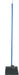 Carlisle | Duo-Sweep® Duo-Sweep®11"Unflagged Broom w/ 48” Blue Metal Handle - 36864 03 | Kitchen Equipped