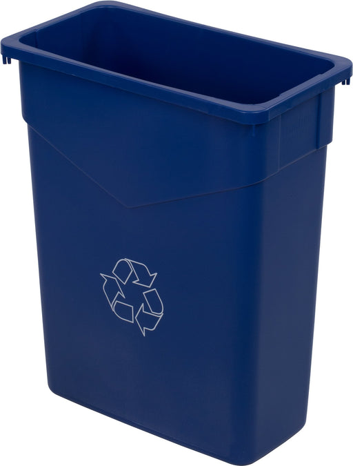 Carlisle | TrimLine™ 15 Gallon Rectangle RECYCLE Waste Container - 342015REC 14 | Kitchen Equipped