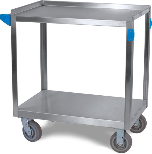Carlisle | 21" x 33" Stainless Steel 2 Shelf Utility Cart - UC7022133 - Kitchen Equipped
