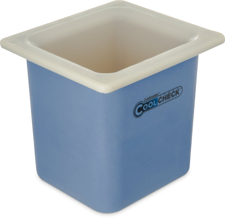 Carlisle | Coldmaster® CoolCheck®1/6 Size Sixth-Size High Capacity Food Pan, 1.7 qt - CM1105C14 02 | Kitchen Equipped