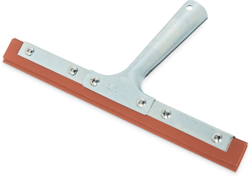 Carlisle | Professional Double-Blade Rubber Squeegee With Zinc Plated Handle | Kitchen Equipped