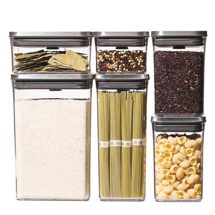OXO  #3119400SS  SteeL® POP 2.0 Container Set - 6 pieces