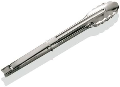 Louis Tellier N3067 Kitchen Tongs, Stainless Steel, 23.7 cm | Kitchen Equipped