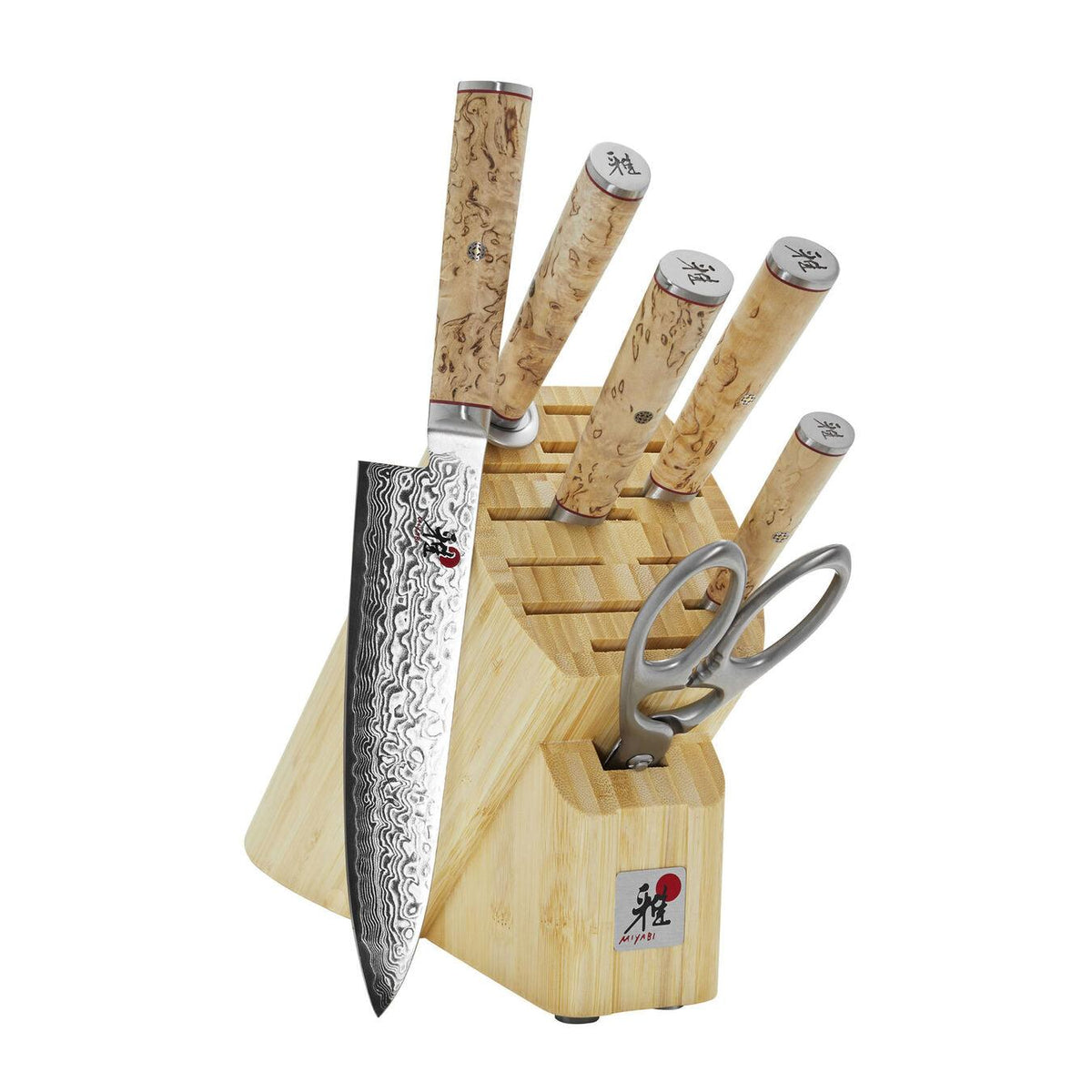 ZWILLING MIYABI 34370-007 - 5000 MCD 7 PIECE KNIFE BLOCK SET 