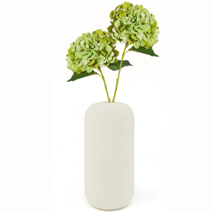 Natural Living - 3480600WH Textured Vase