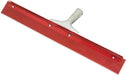 Carlisle | Flo-Pac® 18" Straight Red Gum Rubber Floor Squeegee w/ Heavy Duty Steel Frame - 40075 00 | Kitchen Equipped
