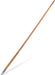 Carlisle | 60" Metal Tip Threaded Wood Handle, 1" Diameter - 45267 00 | Kitchen Equipped