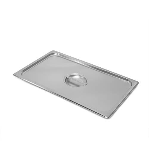 Magnum | Solid Food Pan Cover, 24 Gauge Stainless Steel | Kitchen Equipped