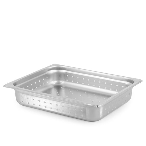 Magnum | Half Size Perforated Food Pan, 22 Gauge Stainless Steel | Kitchen Equipped