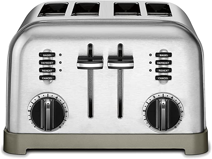 Cuisinart - Metal Classic 4-Slice Toaster, Brushed Stainless