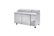 Pizza Prep Table - KPT-67-2 | Kitchen Equipped