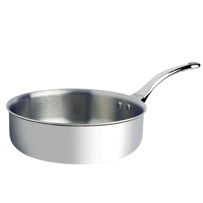 De Buyer Affinity Saute Pan - #3730.24 | Kitchen Equipped