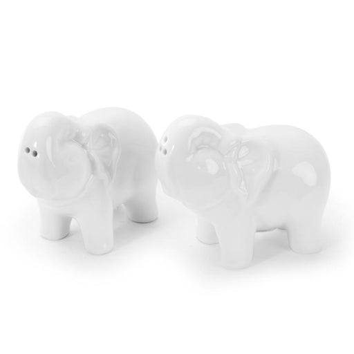 BIA Elephant Salt & Pepper Shakers - 904062GWH | Kitchen Equipped