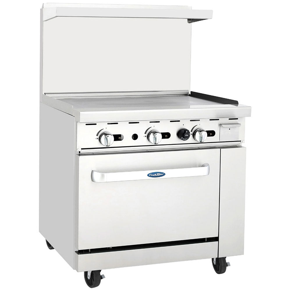 Cook Rite by Atosa AGR-2B48G Natural Gas 60 Range Oven with 48 Right —  Kitchen Equipped