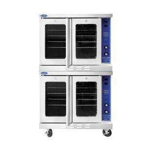 Cook Rite by Atosa ATCO-513B-2 CookRite Double Deck Gas Convection Oven Features Cook n’ Hold Controls