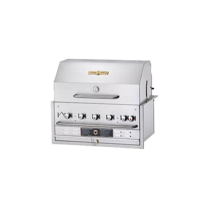 Crown Verity BI-36 36" Built-In BBQ Grill with Roll Dome Package - Natural Gas | Kitchen Equipped