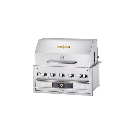Crown Verity BI-36 36" Built-In BBQ Grill with Roll Dome Package - Liquid Propane | Kitchen Equipped