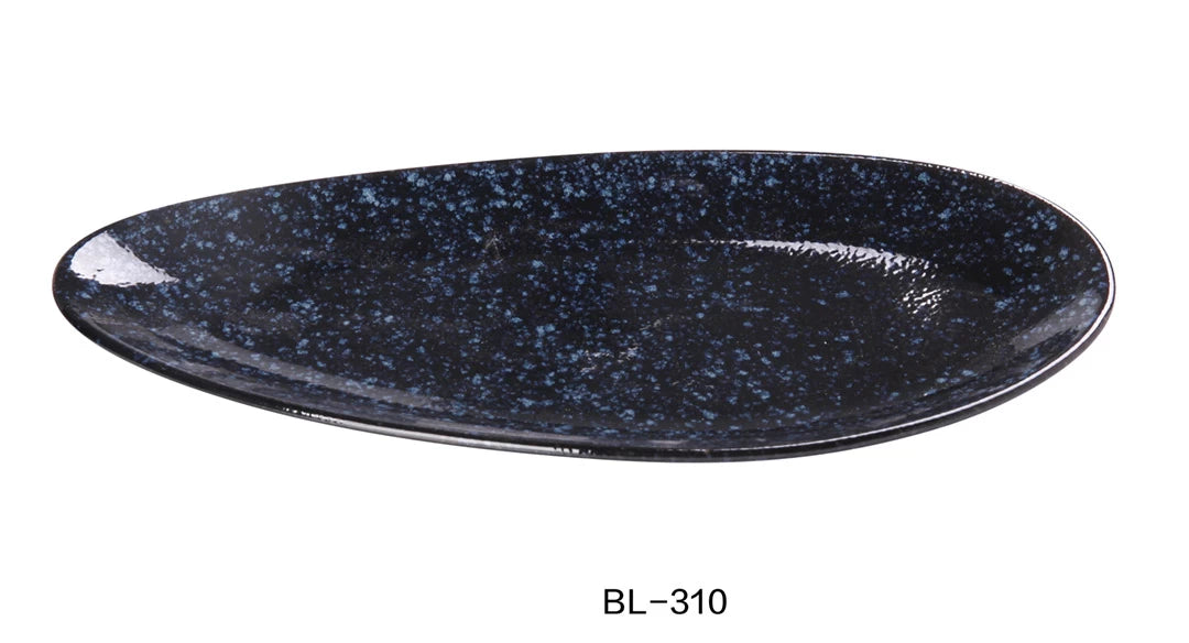 Yanco -  Blue Star -  Leaf shape plate