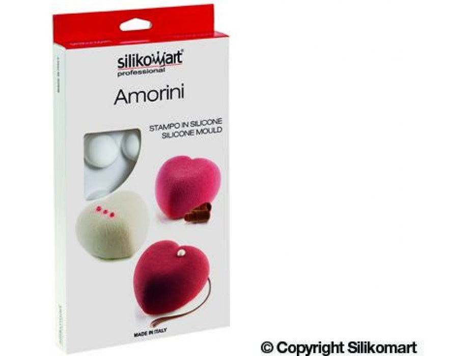 Silikomart - CURVE AMORIN100 Curve Flex Series White Amorini Mold 3.2 oz