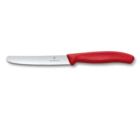 Victorinox 4.5" Swiss Classic Tomato and Table Knife - Red/ White