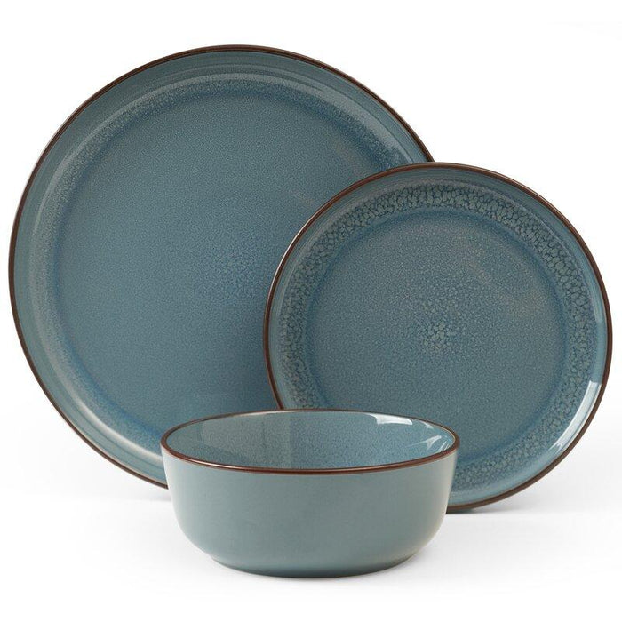 H2K- Dinnerset 12 PC Stoneware Lagoon HK04147 — Kitchen Equipped